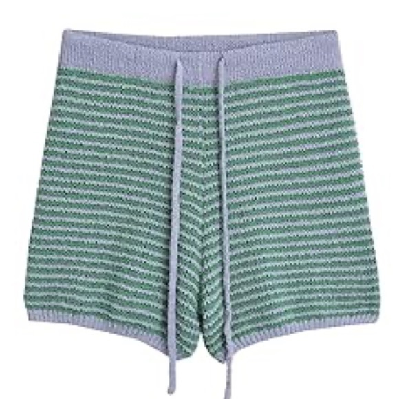 NWTs Zara Knit Stretchy Shorts, Sz M - Picture 1 of 8